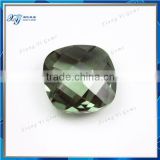 13x13mm rounded square shape double checkerboard cut 149# spinel gemstones wholesale china