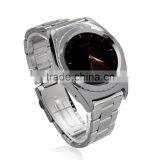 NO.1 S5 Heart Rate Monitoring Remote Camera Smart Watch With STEEL BAND WHITE/3D Touch Screen Design