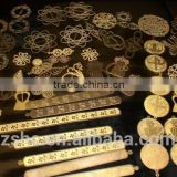 Photo acid etched brass ornaments