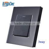 EU/UK Standard 1gang 3way Push Wall Switch, Intermediate Switch thumbnail-2