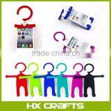 Funny Man Shape Silicone Cell Phone Holder Flexible Car Tools Car Phone Holder Universal Silicon Phone Stand thumbnail-1