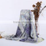 Pure Red Wool Scarf Custom Pashminas Shawl thumbnail-1