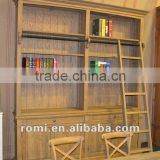 modern wood ladder bookshelf