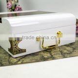 Luxury White Wooden Perfume Box Hot Sale Cosmetic Packaging Box Gift Box thumbnail-3