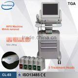 HIFU Machine High Intensity Focused Ultrasound Best Face Lift and Wrinkle Removal Machine thumbnail-1