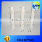 High Quanlity Plastic Nylon Tube Rod Holder Rack Fishing Rod Holders Boat White Plastic Rod Holder 3 Tubes thumbnail-1