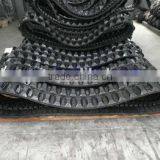 Mini Excavator Bulldozer Parts Custom Rubber Tracks , Atv Rubber Track System thumbnail-1