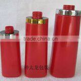 Red Plastic Shampoo Bottle thumbnail-1