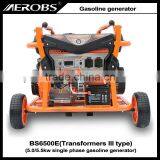 BS6500E 5.0 5.5KW Single Phase Electric Start Gasoline Generator thumbnail-3