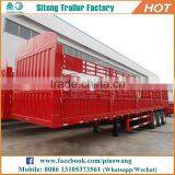 Sitong 3 Axles Livestock Transportation Stake Cargo Fence Tractor Semi Trailer thumbnail-5
