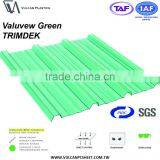 Co-Extruded Plastic Polycarbonate Corrugated Roofing Sheet (Valuview Green TRIMDEK) thumbnail-4