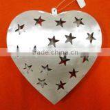 Handmade Gift Item Beautiful Christmas Decoration Metal Heart thumbnail-1