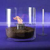 Free Standing Big Size Round Borosilicate Glass Fireplace Burner thumbnail-1