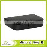 New Products!!!Black Leatherette Fabric STORE MORE Cufflink Box thumbnail-2