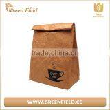 Wholesale Brown Paper Bag Reusable Tyvek Insulated Lunch Cooler Bag thumbnail-4