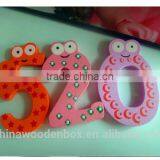Refined Wooden Number Label Stickers With Magnet for Kids thumbnail-2