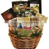 Wicker Organic Gift Baskets thumbnail-1
