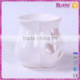 Heart Shape White Ceramic Essential Oil Burner for Craft thumbnail-4