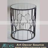 New Design Metal Table With Mirror Decor, Flower Reflection thumbnail-2