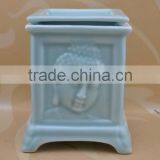Factory Direct Ceramic Buddha Statue Aroma Oil Burner With Tealight Candle thumbnail-1