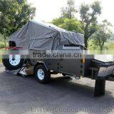 Australia Standard Off Road Camping Hard Floor Rear Folding Camper Trailer For Sale thumbnail-1