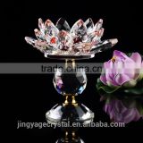 6 years experiences factory handmade glass crystal wedding candlestick