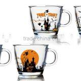 8oz 9oz 10oz Halloween Glass Milk Bottle Kid Glass Cup Set Water Glass Mug Milk Cup Set thumbnail-2