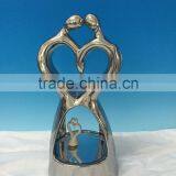 Wedding Figurine Electroplating Ceramic Art Home Decoration Music Box thumbnail-1