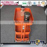 3 Tiers Rolling Basket Storage Display Trolley for Kitchen thumbnail-5