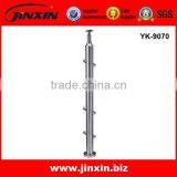 Modern Stainless Steel Handrail Stanchions and Ropes Used Steel Wire Rope thumbnail-1