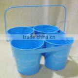 Metal Herb and Flower Planter in Color thumbnail-2