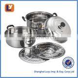 Stainless Steel Steamer Pot Food Steamer 2 Layer thumbnail-3