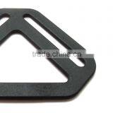 2" Black Suspender Back Crosser, Triangle Plastic Adjustable Slider For Backpack, Plastic Adjuster Buckle for Backpack thumbnail-3