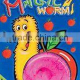 Magic Twisty Worm/plush Magic Worm/magic Fuzzy Worm thumbnail-1