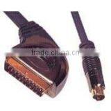 21 PIN Plug Scart(120)to S-VHS Plug Cable VK30434 thumbnail-1