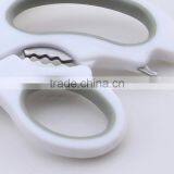 Stainless Steel Kitchen Tool White Handle Scissors thumbnail-3