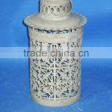 Antique Indoor Outdoor Cylinder Candle Cheapest Home Garden Metal Home Decor Lanterns thumbnail-6