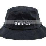 2015 New Design OEM 100% Cotton Black Bucket Hat thumbnail-5