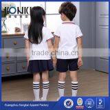 Kindergarten School Uniforms Stripe Collar and Cuff Childen Polo Shirt thumbnail-2