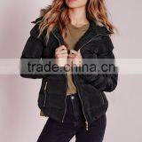 Most Popular Chinese Style Women Black Padded Jacket thumbnail-2