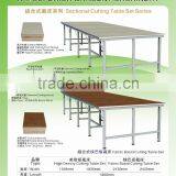 KAIYU 1530mm,1830mm,2130mm,2430mm Sectional Fabric Cutting Table thumbnail-2