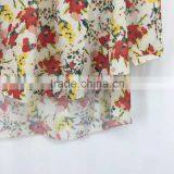 China Supplier Clearance Stock Lots Women Flower Print Chiffon Blouse thumbnail-3