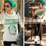 Custom the High Quality Fashion All the Time Cheap Lady's Short Sleeve T-shirt Manufacture China thumbnail-4