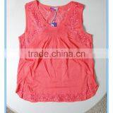2016 New Design Embroidery Women Tank Tops Wholesale thumbnail-4