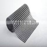 10Yard MOQ Hot Pink 24 Rows Plastic Rhinestone Mesh For Wedding thumbnail-2