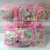 Hot Sales Diy Handmade Acrylic Beaded Set Bags Pack Children Early Educational Diy Loose Beads Bags Set for Promotion Items thumbnail-2