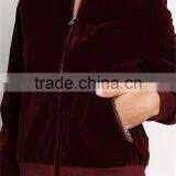 MGOO Imported Latest New Design Cheap Price Zip Up Corduroy Bomber Jackets or Women Zip Up Long Sleeves thumbnail-4