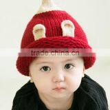 TC17005 Cheap Cute Baby Winter Casquette Hats New Style Knitted Baby Hats and Caps Wholesale thumbnail-4