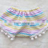 Wholesale Baby Girl Floral Bloomer Pom Pom Diaper Cover Yiwu China Supply thumbnail-2