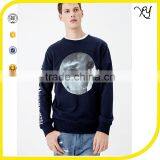 2017 Custom Wholesale Clothing Mens Printed Crewneck Mens Sweat Shirt French Terry Sweatshirt thumbnail-1